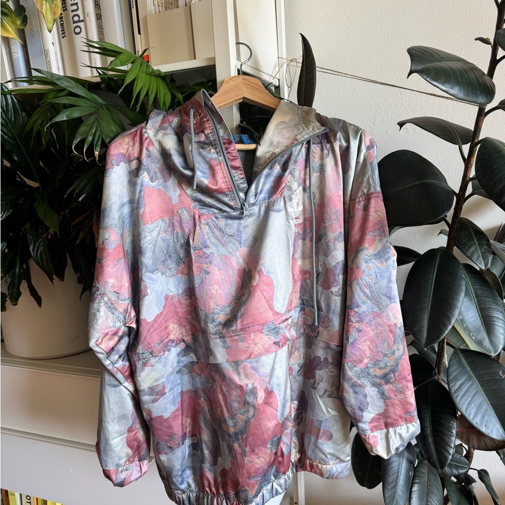Adidas Marble Dye Windbreaker Jacket